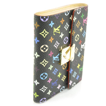 Louis Vuitton Monogram Multicolor Koala Wallet Black 3 of 9