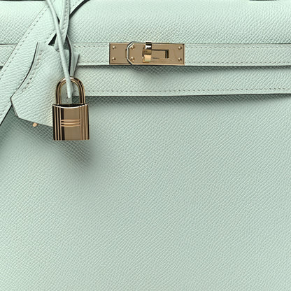 Hermes Epsom Kelly Sellier 25 Vert Peppermint 7 of 10
