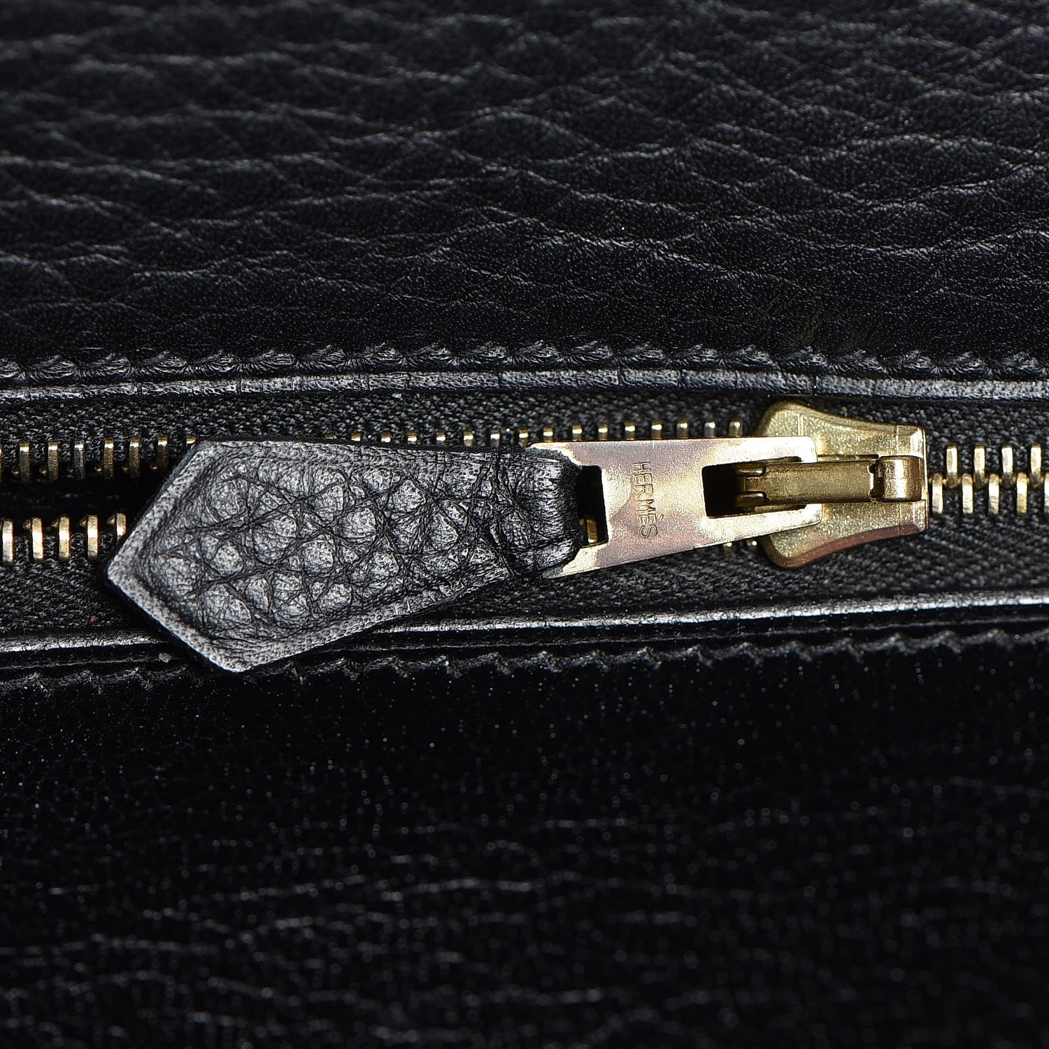 Hermes Taurillon Clemence Kelly 40 Black 18 of 35