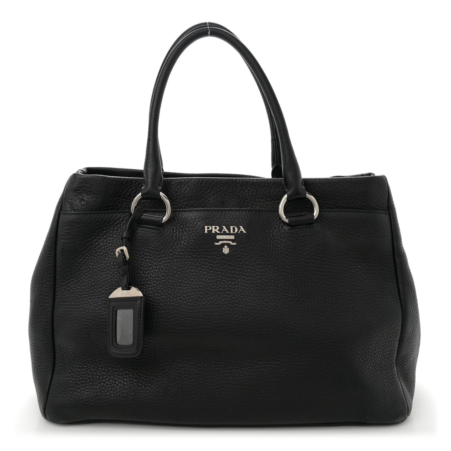 Vitello Daino Tote Black