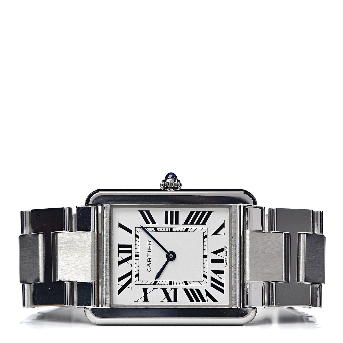 Stainless Steel 27mm Tank Solo Quartz Watch