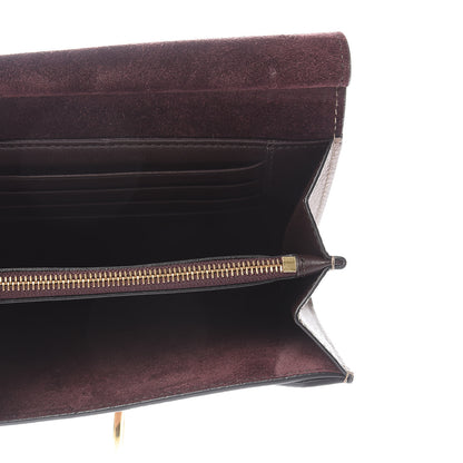 Mulberry Classic Grain Medium Amberley Wallet Dark Blush 5 of 6
