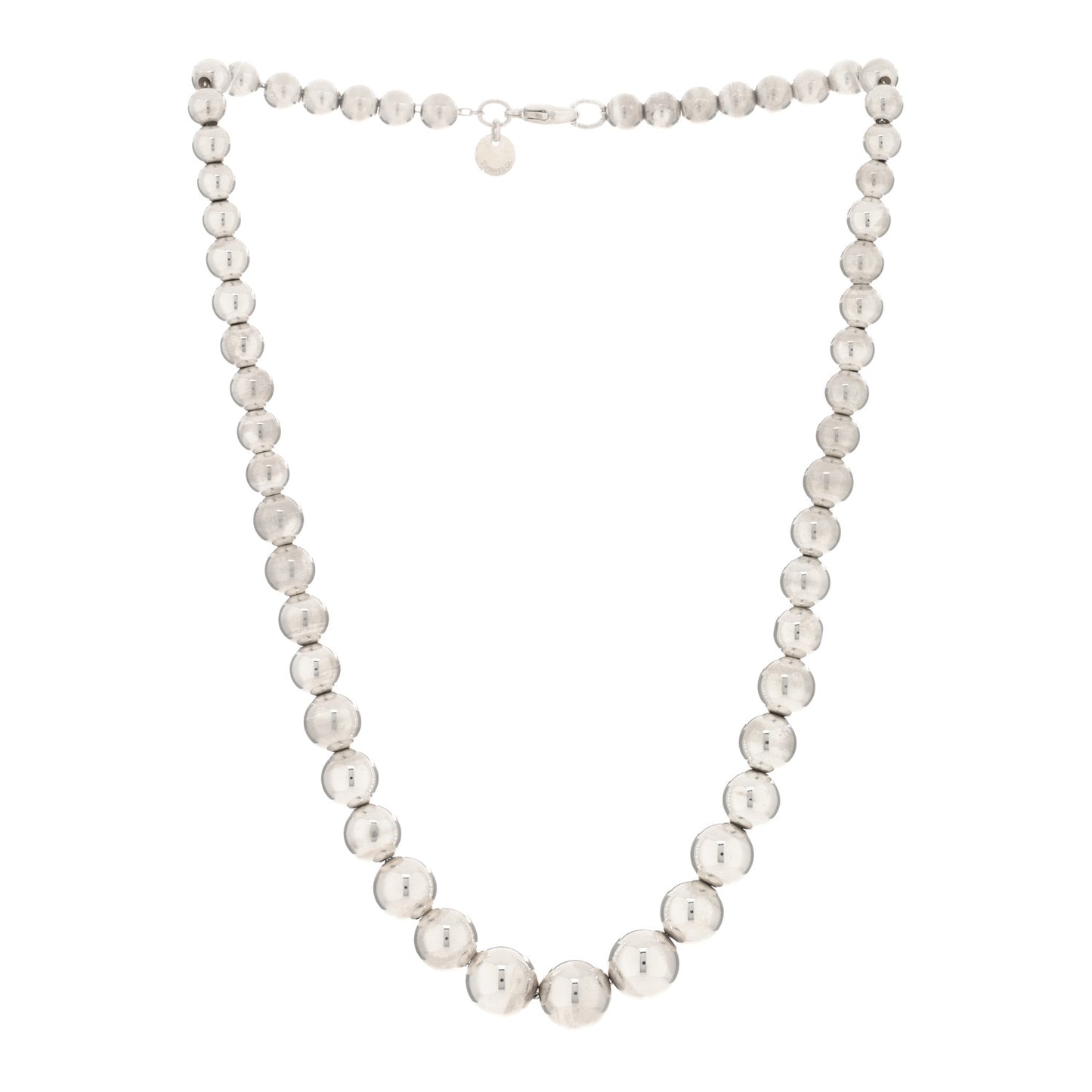 Sterling Silver HardWear Graduated Ball Necklace