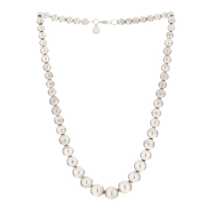 Tiffany Sterling Silver HardWear Graduated Ball Necklace 2 of 3