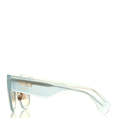 Fendi Acetate Fendi Square Sunglasses FF 0458/G/S Light Blue 3 of 7