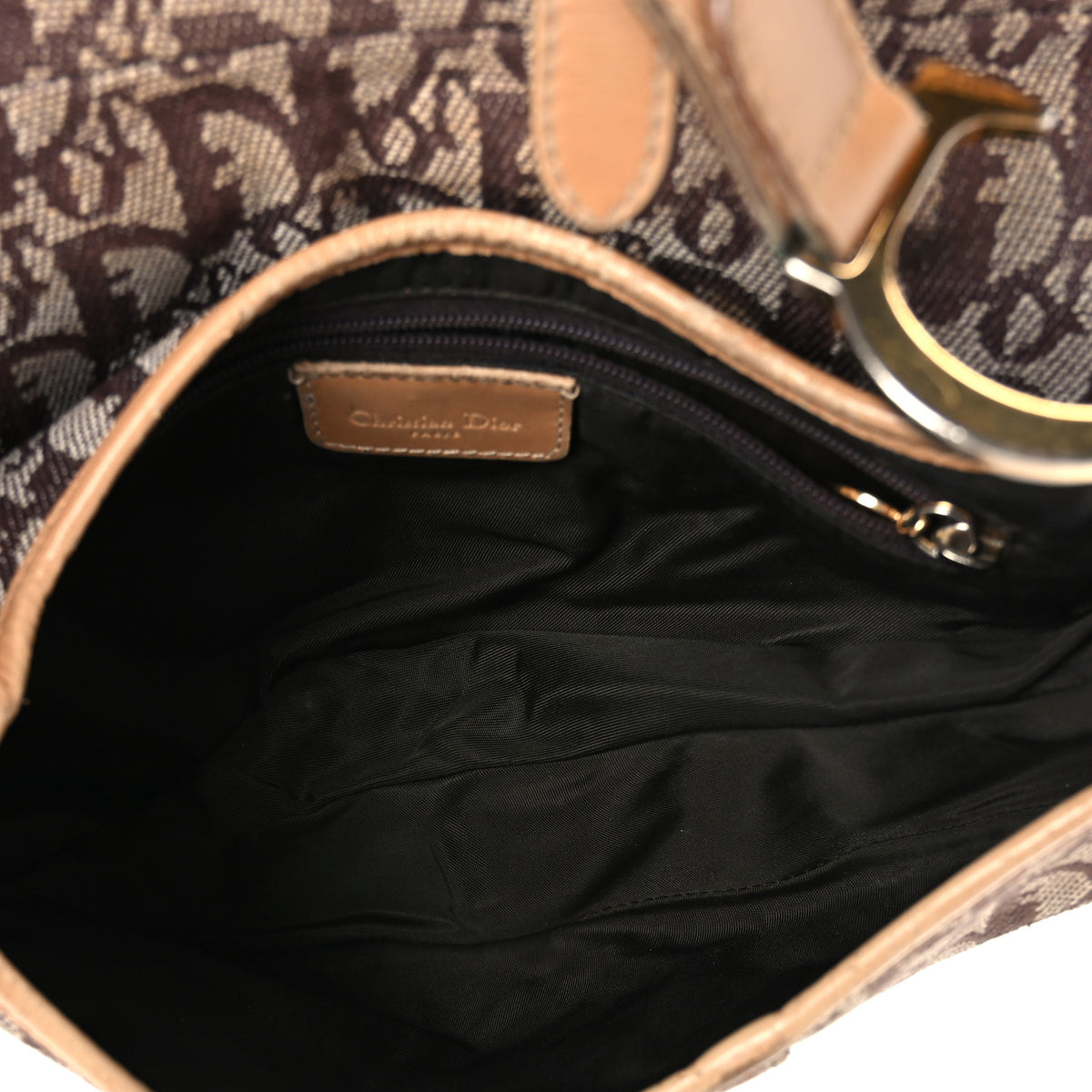 Christian Dior Monogram Saddle Bag Brown 5 of 10