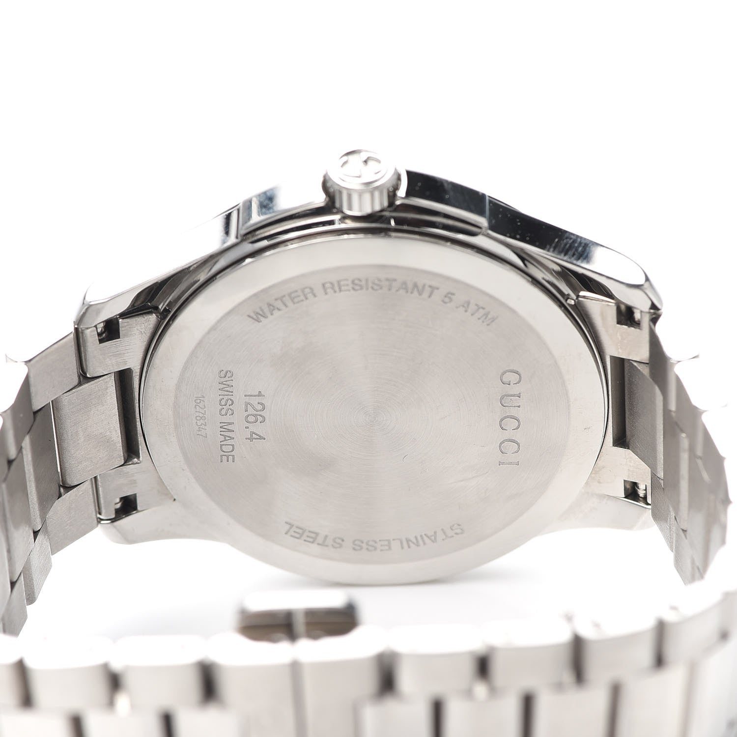 Gucci Stainless Steel 38mm G-Timeless Diamante Quartz Watch 4 of 5