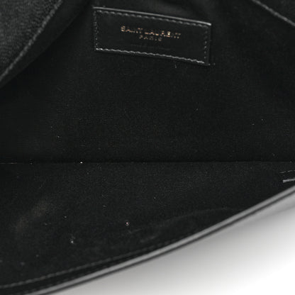 Saint Laurent Grain De Poudre Uptown Pouch Black 5 of 9