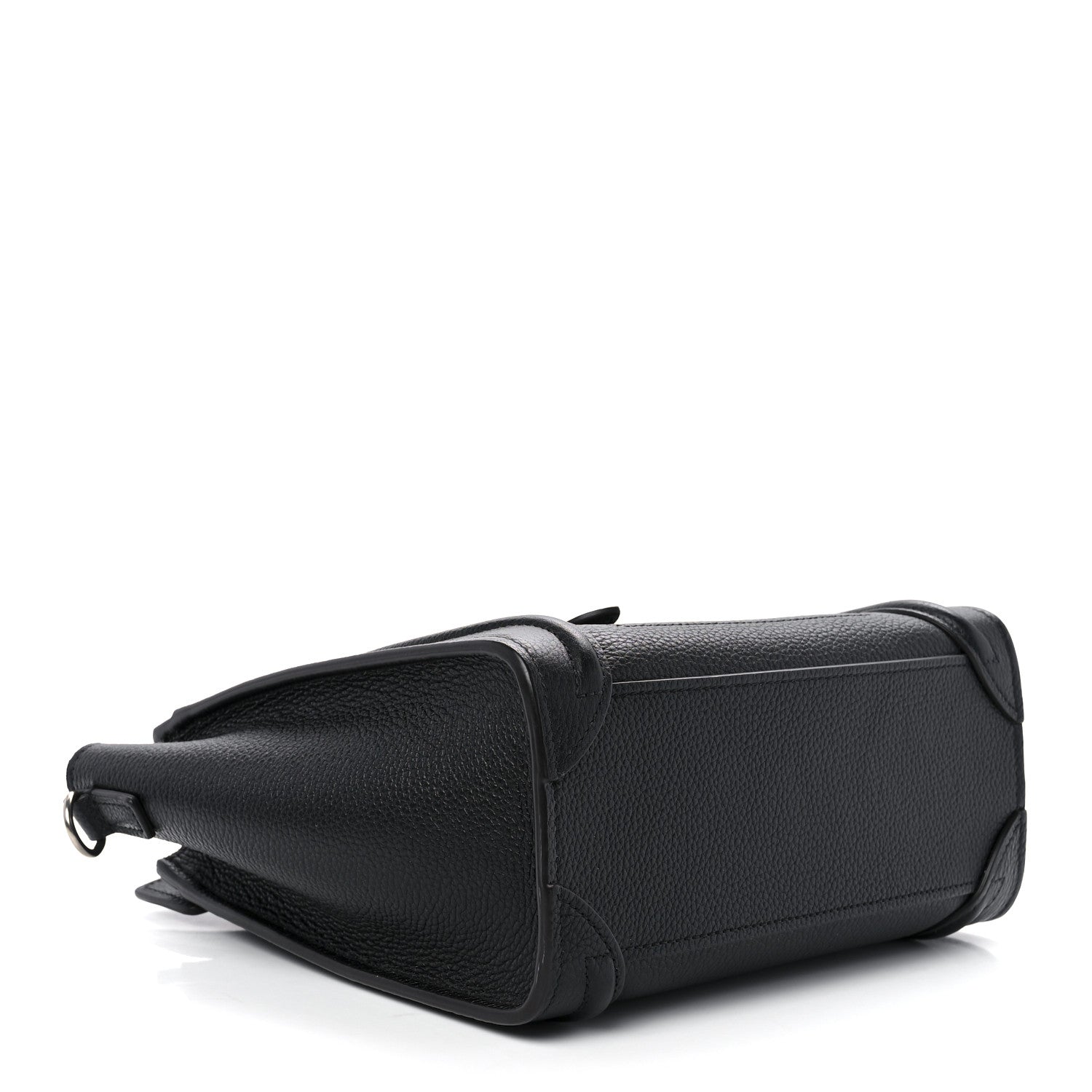 Celine Drummed Calfskin Nano Luggage Black 4 of 12