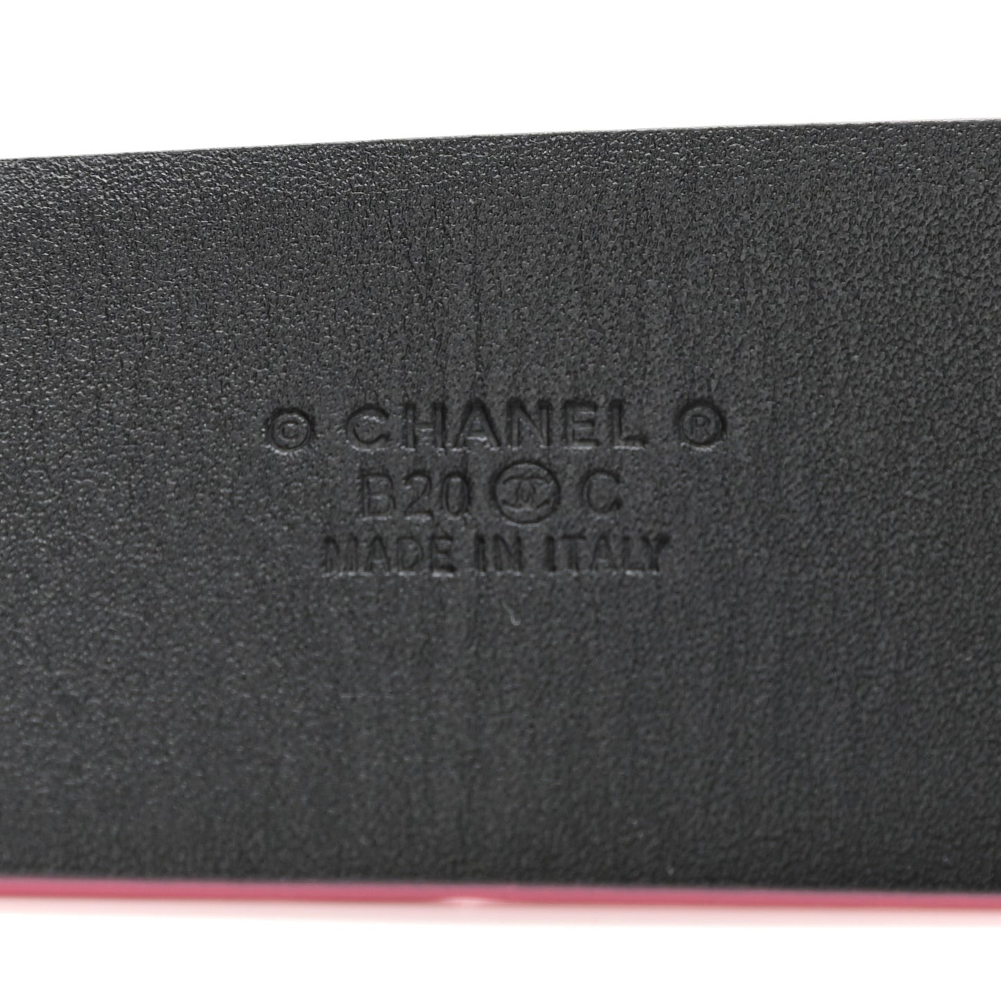 Lambskin CC Belt 85 34 Pink