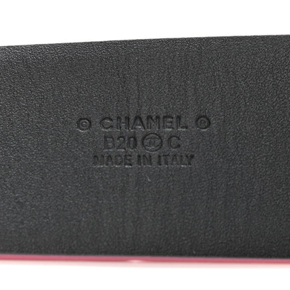 Chanel Lambskin CC Belt 85 34 Pink 3 of 8