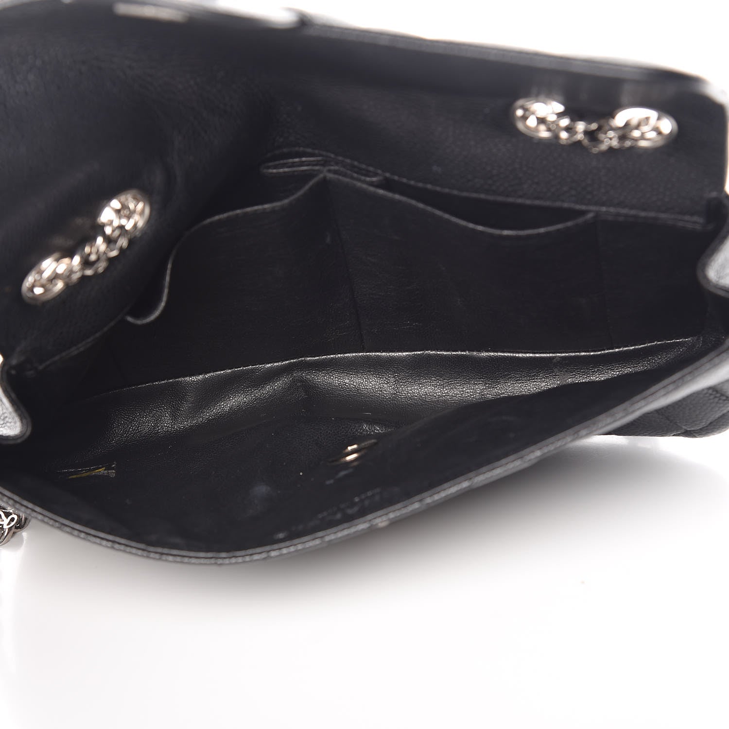 Chanel Caviar Quilted East West Flap Bijoux Chain Black 5 of 11