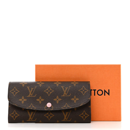 Louis Vuitton Monogram Emilie Wallet Rose Ballerine 8 of 8