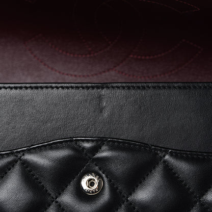 Chanel Lambskin Quilted Jumbo Double Flap Black 7 of 14
