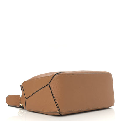 Loewe Soft Grained Calfskin Small Puzzle Bag Light Caramel 4 of 10