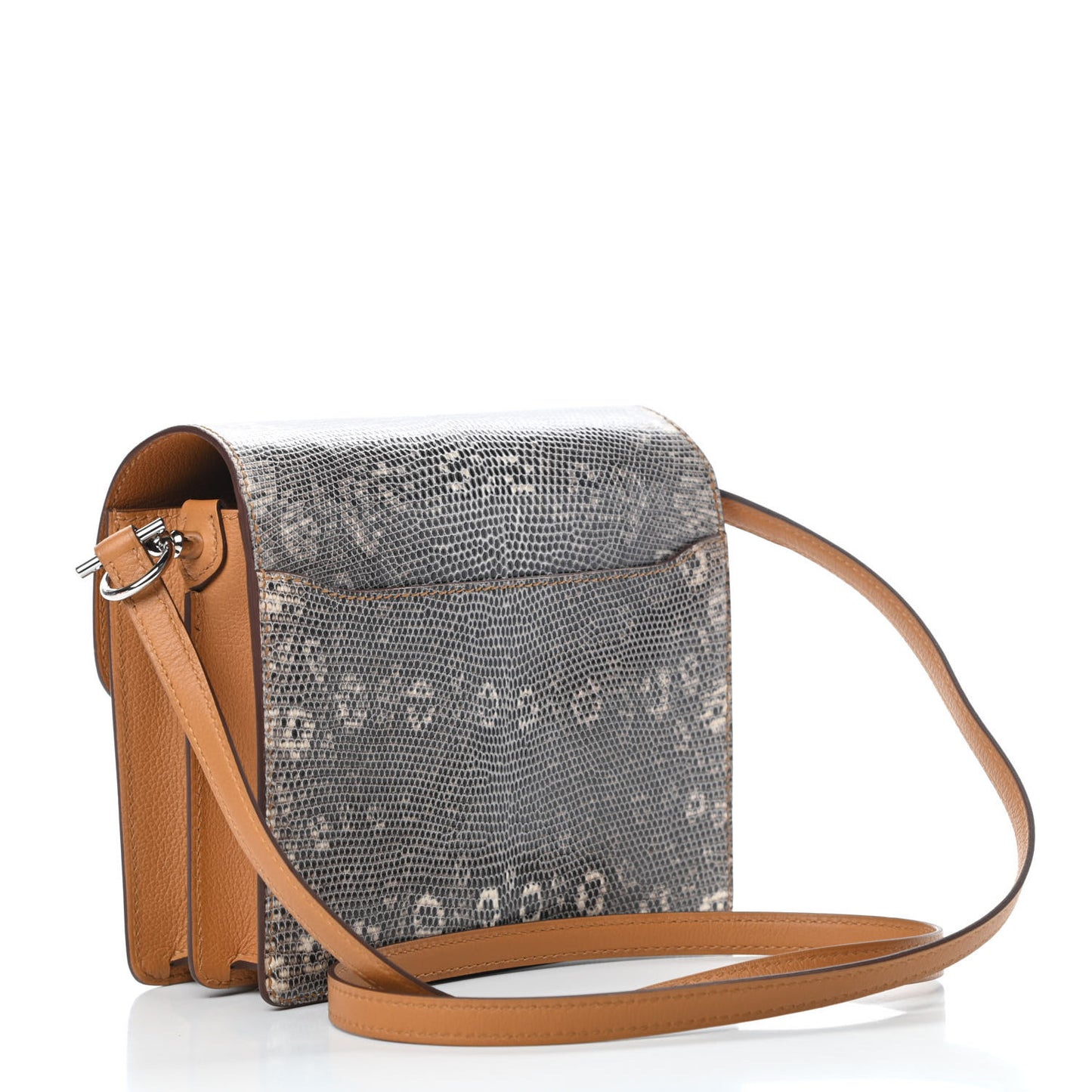 Evercolor Lizard Mini Sac Roulis Caramel Ombre
