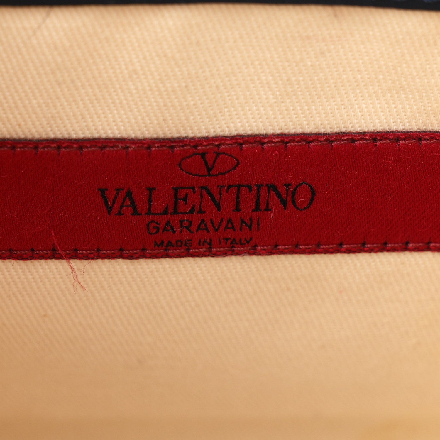 Valentino Garavani Calfskin Rockstud Double Handle Cinch Tote Marine 6 of 10
