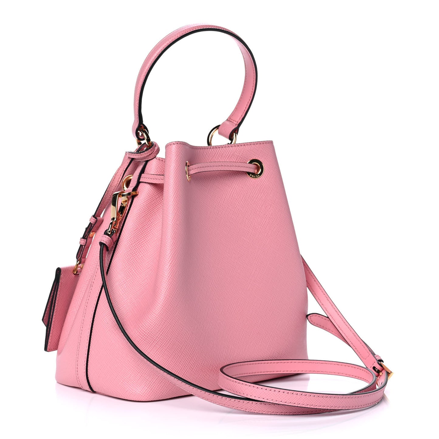 Saffiano Cuir Bucket Bag Petalo