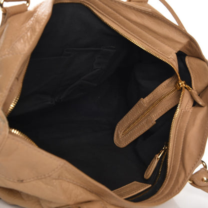 Balenciaga Agneau Giant 12 Gold Hardware City Beige Nougatine 6 of 15