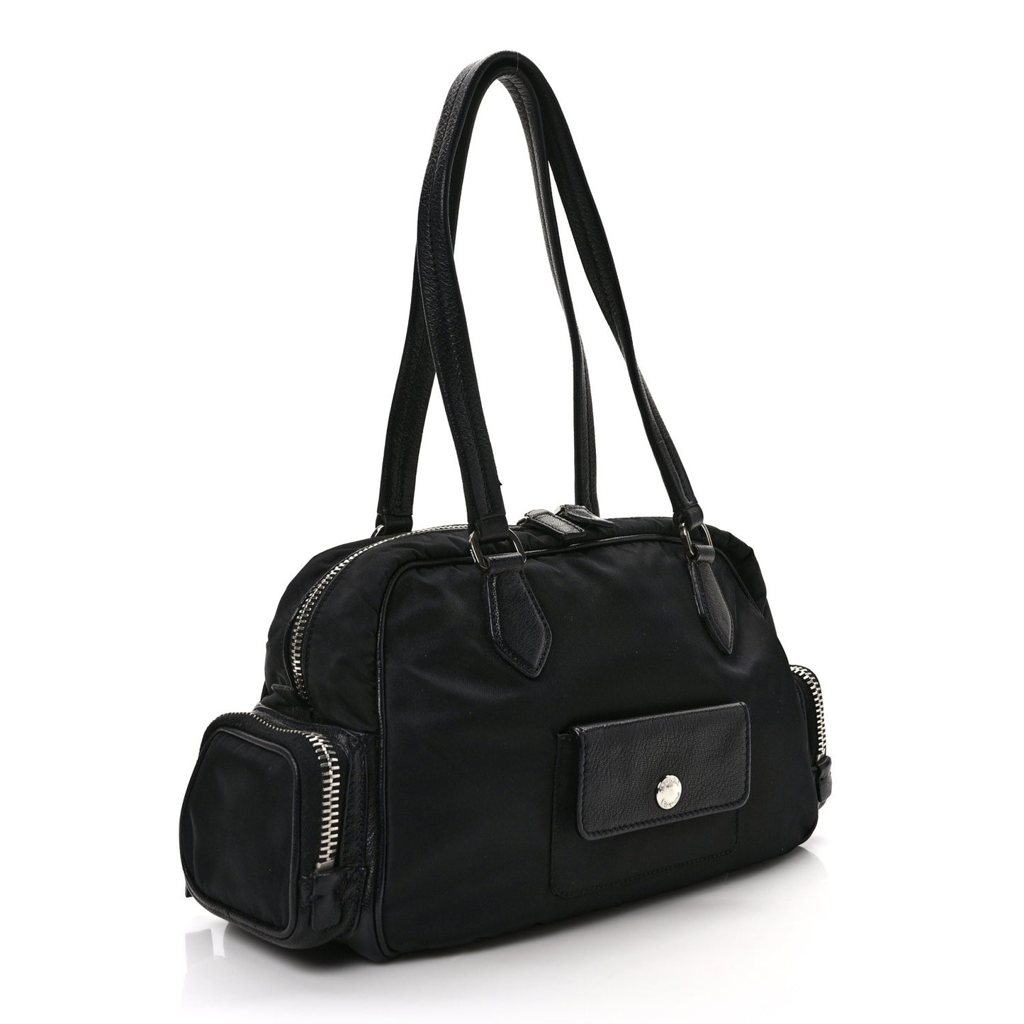 Tessuto Nylon Shoulder Bag Black