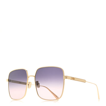 Christian Dior DiorCannage S1U Metal Sunglasses Gold 1 of 8