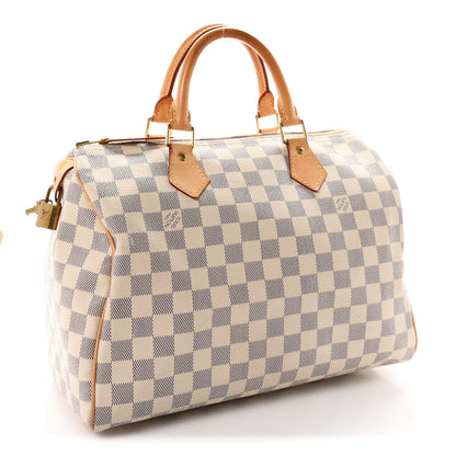 Louis Vuitton Damier Azur Speedy 30 3 of 11