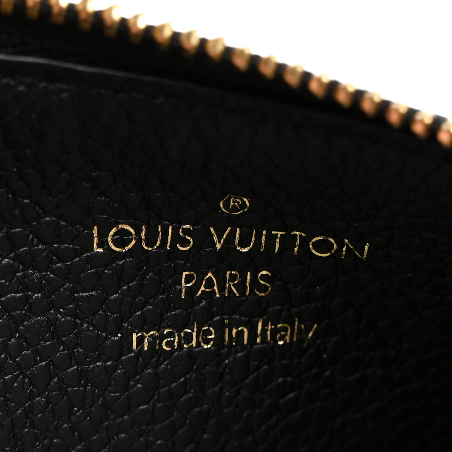 Empreinte Zipper Card Holder Black