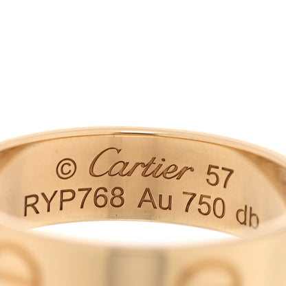 Cartier 18K Yellow Gold 5.5mm LOVE Ring 57 8 4 of 5