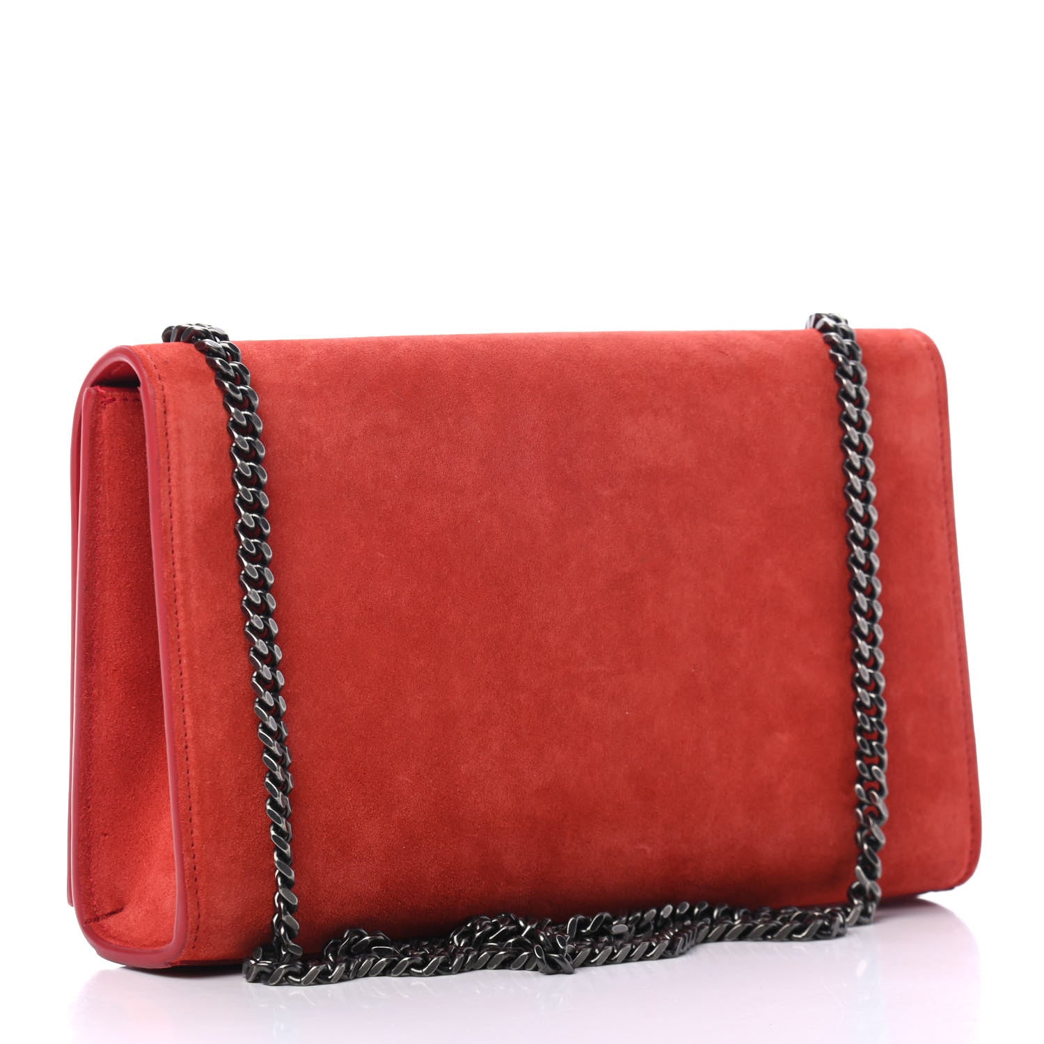 Saint Laurent Suede Star Medium Classic Monogram Kate Satchel Berry Red 2 of 4