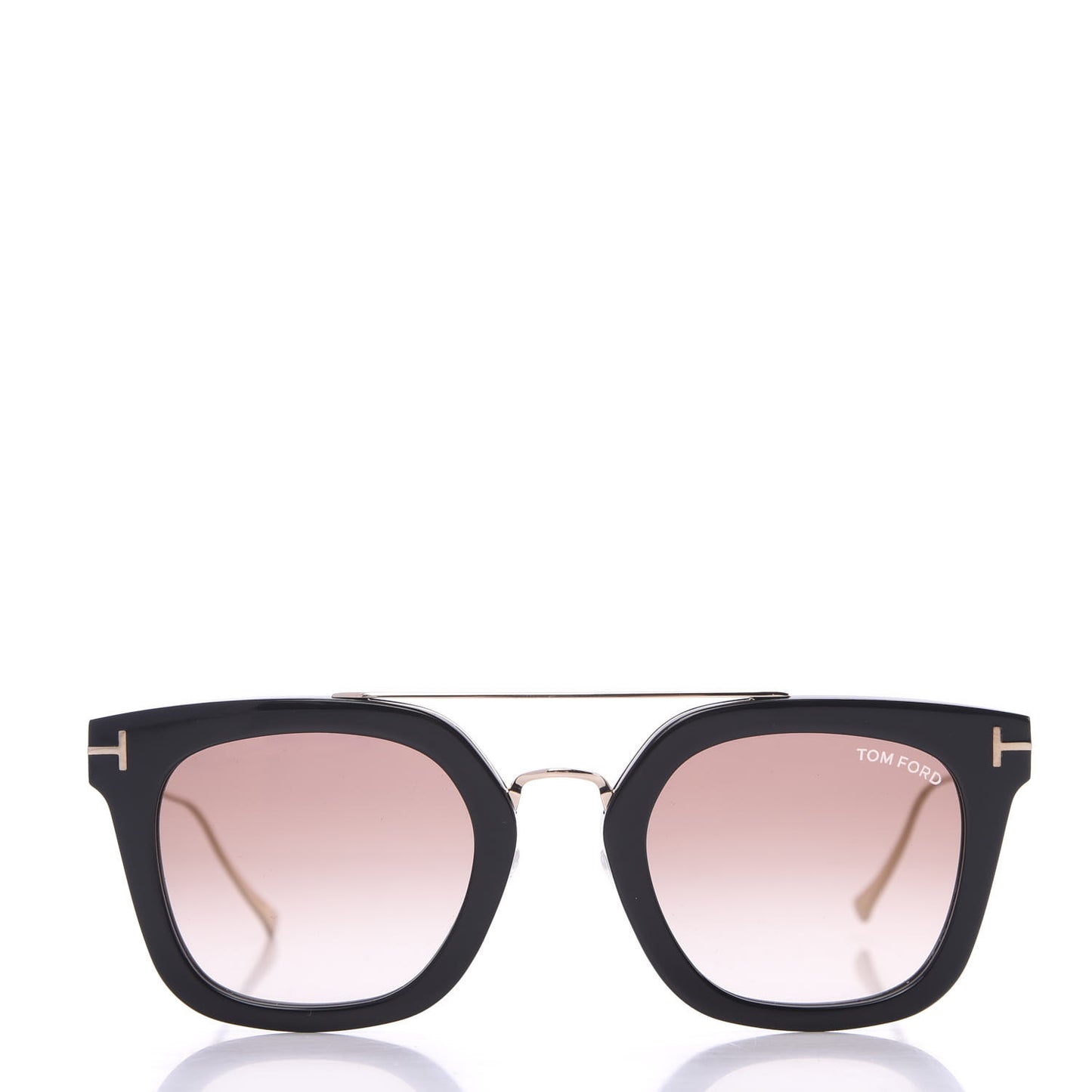 Alex Squared Sunglasses TF541 Shiny Black Gradient Brown