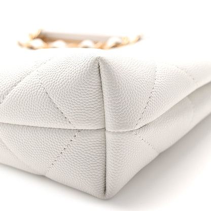 Chanel Caviar Quilted A Real Catch Clutch White 10 of 11