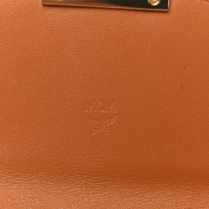 MCM Visetos Patricia Flap Wallet Cognac 6 of 7