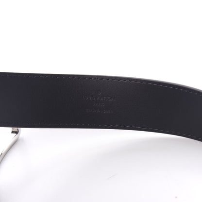 Louis Vuitton Taiga 35mm Pont Neuf Belt 100 40 Blue Marine 4 of 7