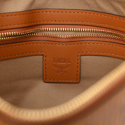 MCM Visetos Original Medium Pouch Cognac 6 of 10