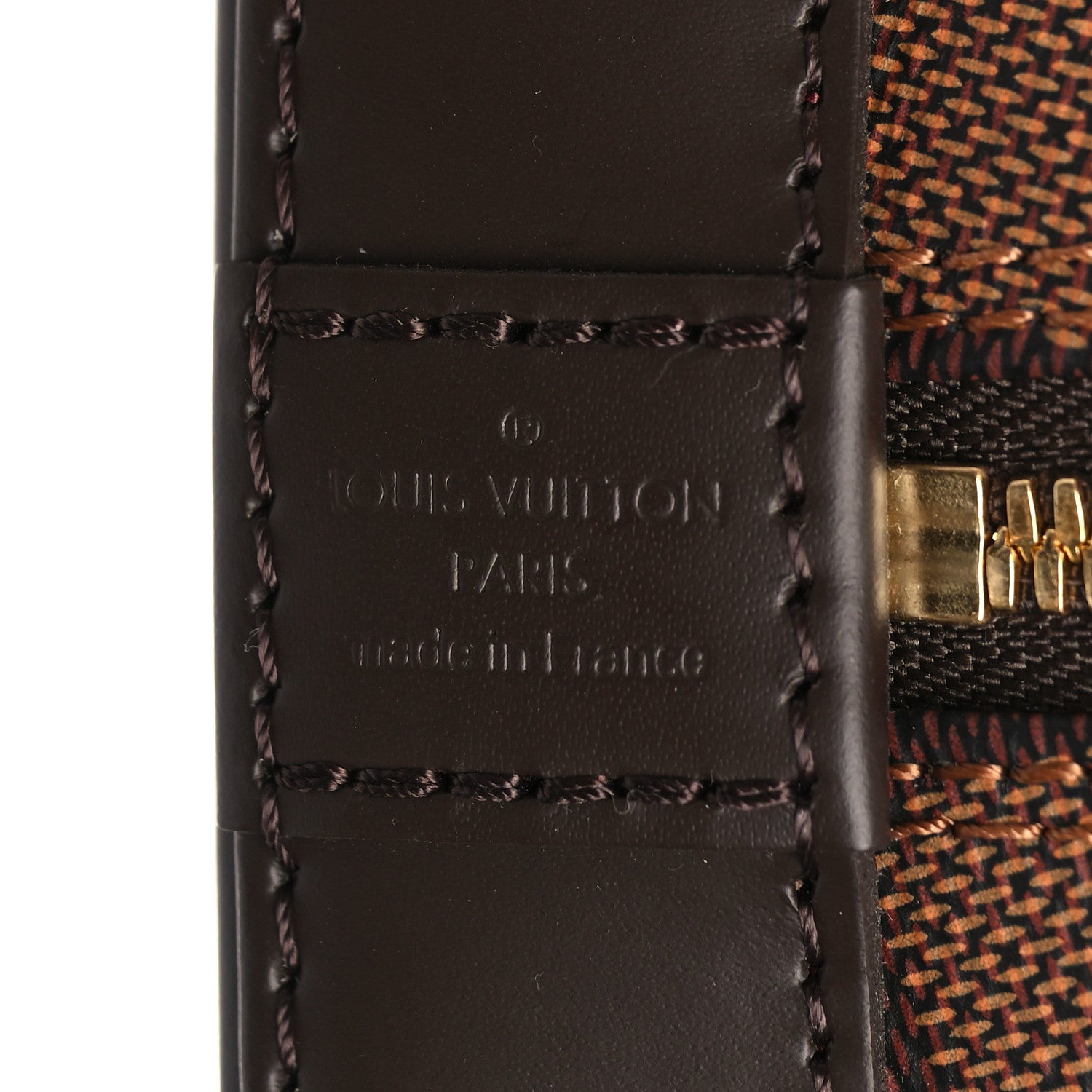 Louis Vuitton Damier Ebene Alma BB 6 of 9