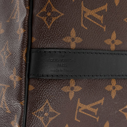 Louis Vuitton Monogram Macassar Keepall Bandouliere 45 6 of 14
