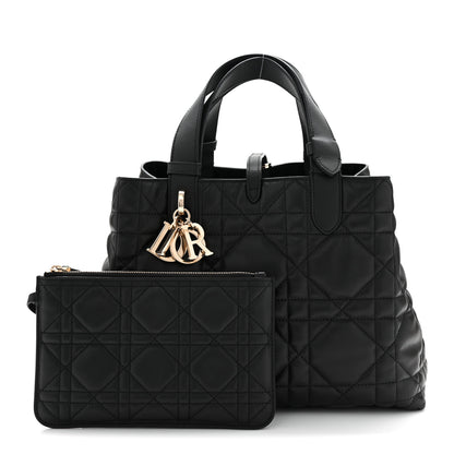 Christian Dior Calfskin Macrocannage Medium Toujours Black 3 of 11
