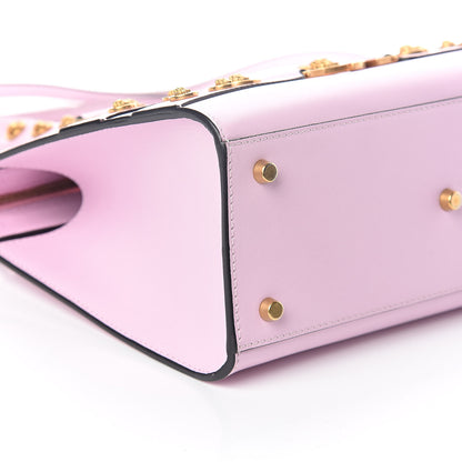 Versace Calfskin Medusa Stud Tribute Tote Pink 8 of 9