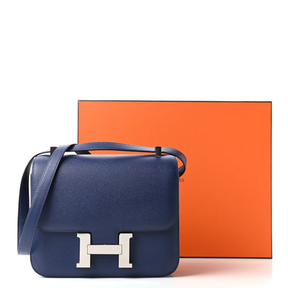 Hermes Epsom Constance 24 Bleu Saphir 10 of 10