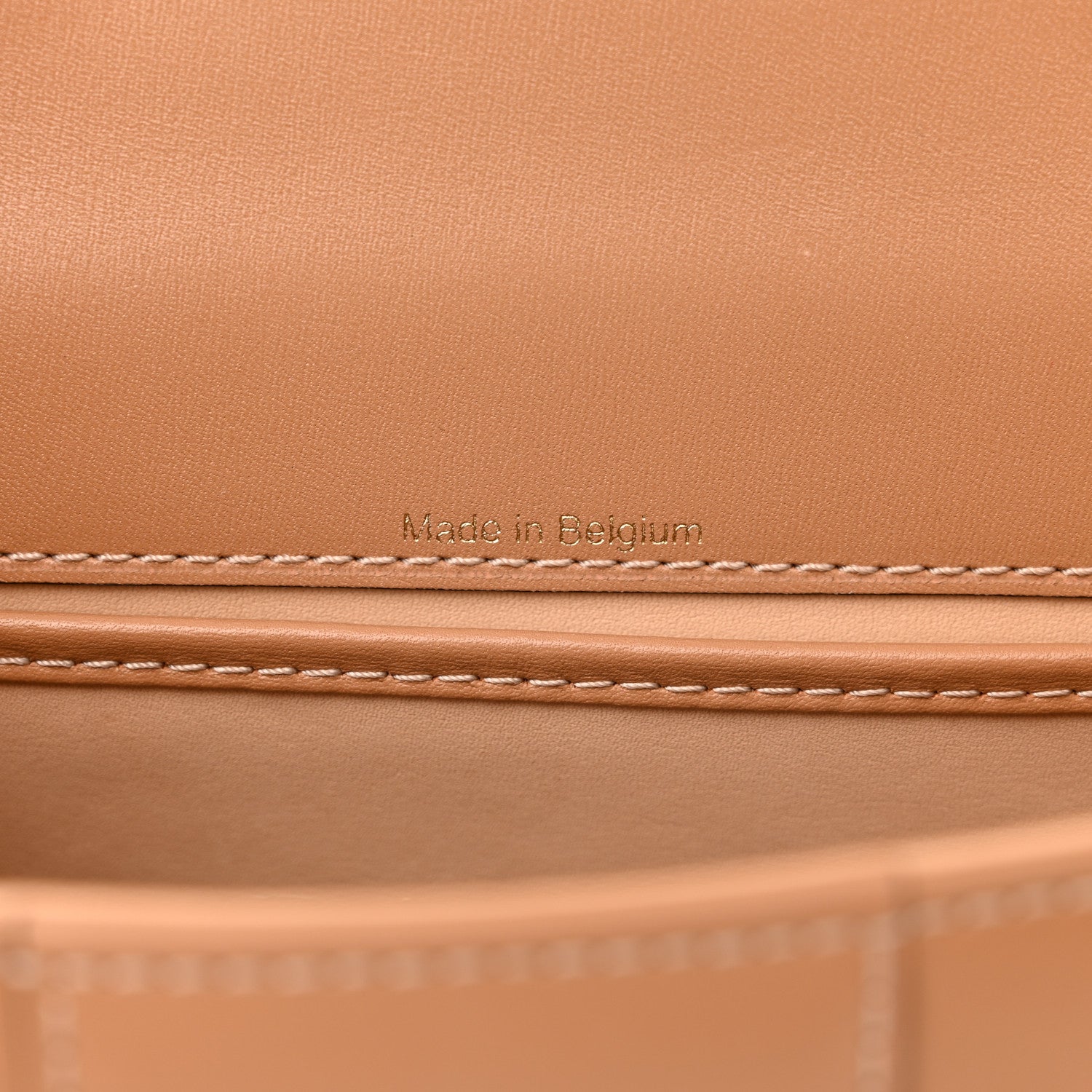 Delvaux Grained Calfskin Mini Brillant Satchel Nude 7 of 13