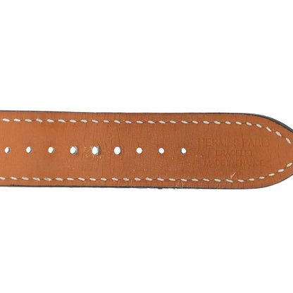 Hermes Swift 38mm Apple Watch Double Tour Band Blue Jean 3 of 7