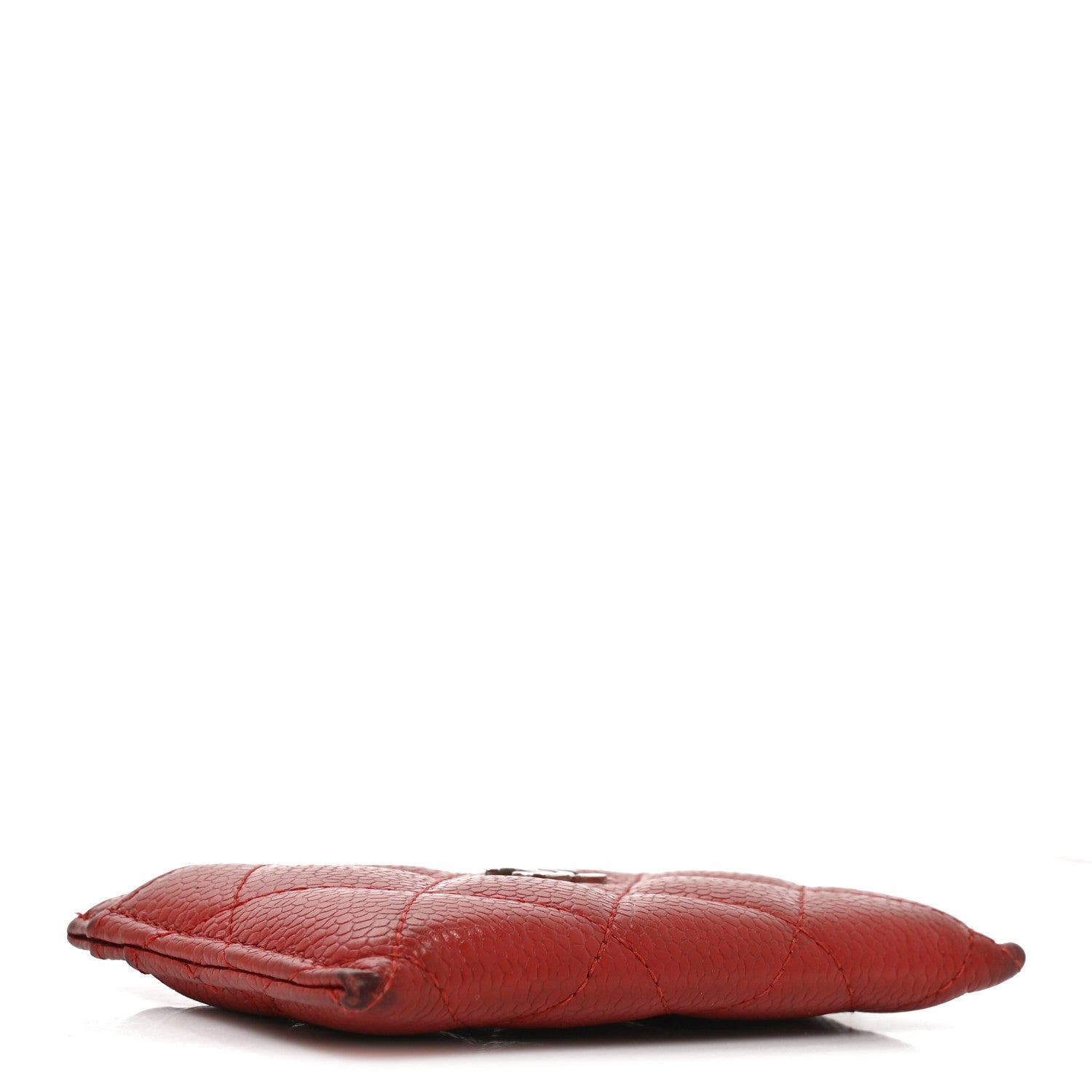 Chanel Caviar Quilted Card Holder Red 4 of 10