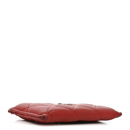 Chanel Caviar Quilted Card Holder Red 4 of 10
