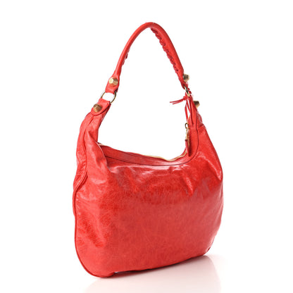 Balenciaga Agneau Giant 21 Gold Hardware Hobo Vermillion 3 of 10