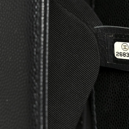 Chanel Caviar Quilted Medium Boy Flap Black 7 of 11