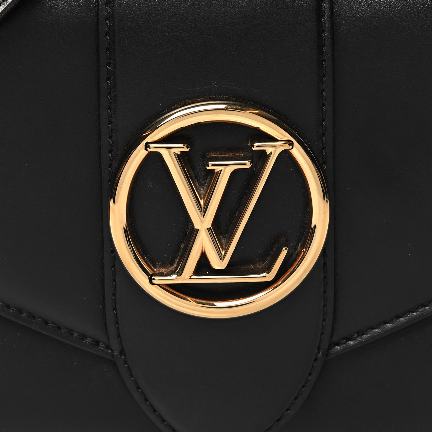 Smooth Calfskin LV Pont 9 Black