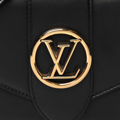 Louis Vuitton Smooth Calfskin LV Pont 9 Black 8 of 11