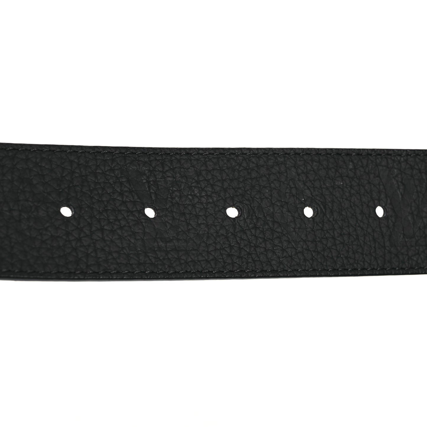Taurillon Calfskin 40mm LV Initiales Reversible Belt 100 40 Black