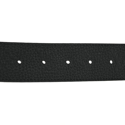 Louis Vuitton Taurillon Calfskin 40mm LV Initiales Reversible Belt 100 40 Black 3 of 7