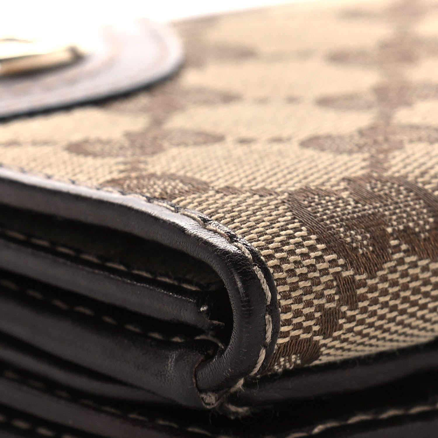 Gucci Monogram New Britt French Wallet Dark Brown 12 of 15